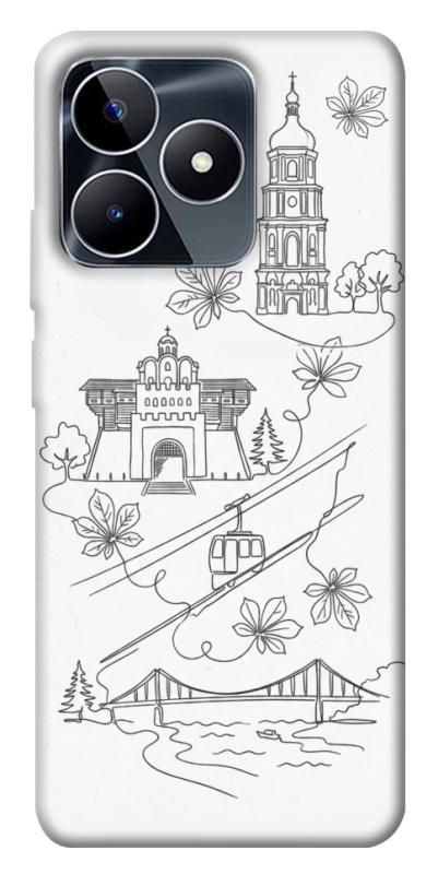 Чохол itsPrint Kyiv spirit для Realme C53, love ukraine, купити оптом з доставкою