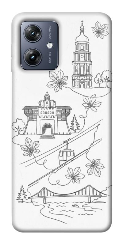 Чохол itsPrint Kyiv spirit для Motorola Moto G54, love ukraine, купити оптом з доставкою
