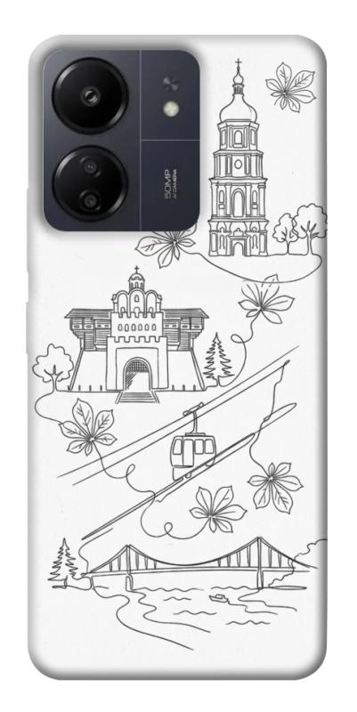 Чохол itsPrint Kyiv spirit для Xiaomi Redmi 13C, love ukraine, купити оптом з доставкою