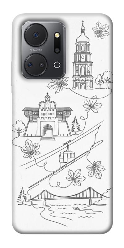 Чехол itsPrint Kyiv spirit для Huawei Honor X7a, love ukraine, купить оптом с доставкой
