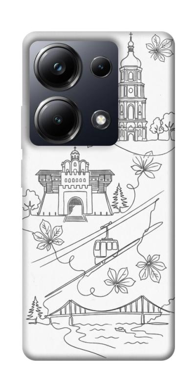 Чохол itsPrint Kyiv spirit для Xiaomi Redmi Note 13 Pro 4G, love ukraine, купити оптом з доставкою