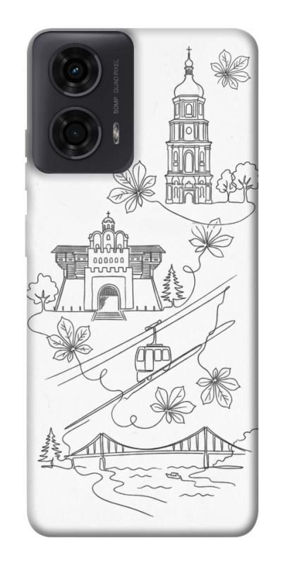 Чохол itsPrint Kyiv spirit для Motorola Moto G24, love ukraine, купити оптом з доставкою