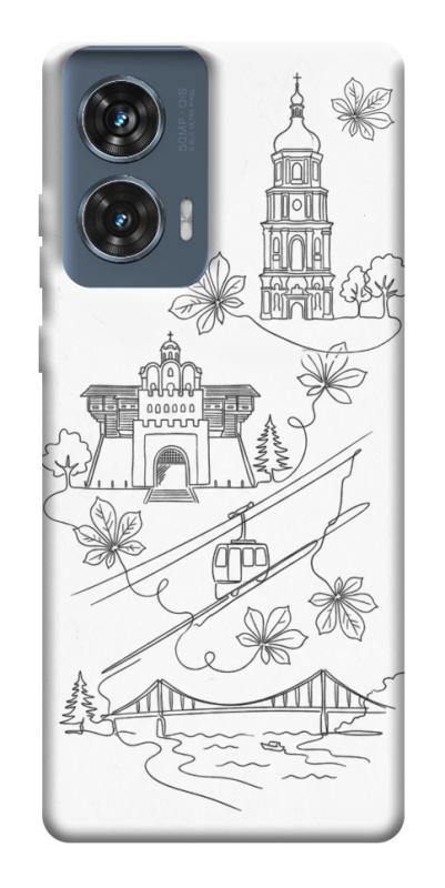 Чохол itsPrint Kyiv spirit для Motorola Edge 50 Fusion, love ukraine, купити оптом з доставкою
