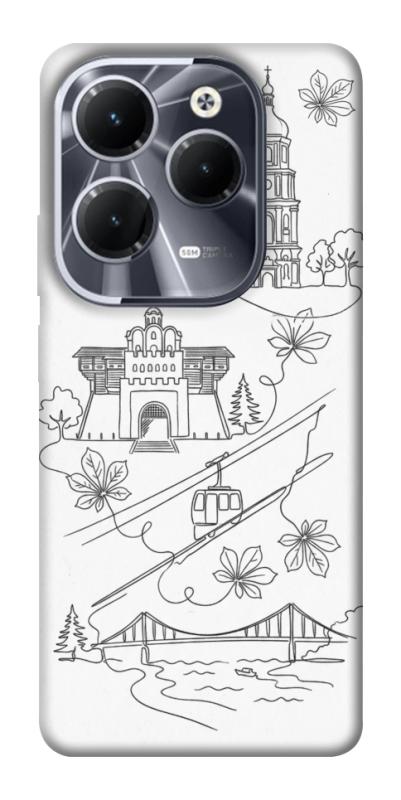 Чохол itsPrint Kyiv spirit для Infinix Hot 40, love ukraine, купити оптом з доставкою