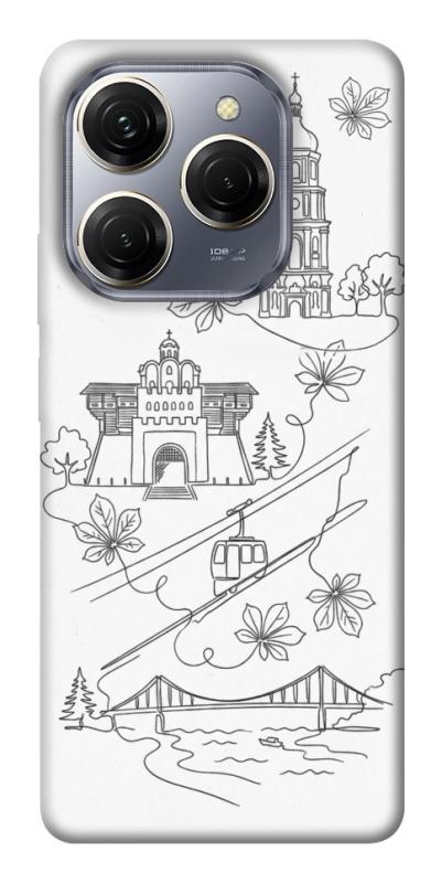 Чохол itsPrint Kyiv spirit для TECNO Spark 20 Pro, love ukraine, купити оптом з доставкою