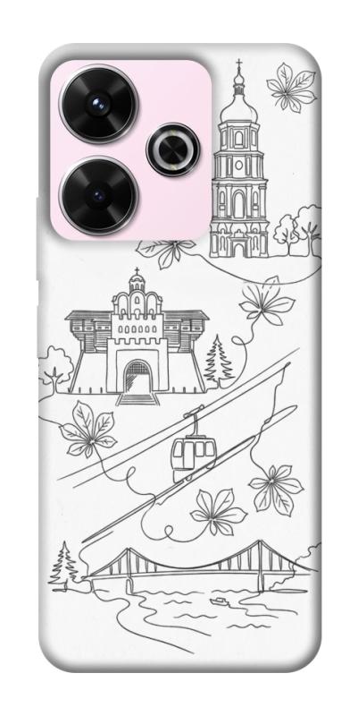 Чохол itsPrint Kyiv spirit для Xiaomi Redmi 13 4G / Poco M6 4G, love ukraine, купити оптом з доставкою