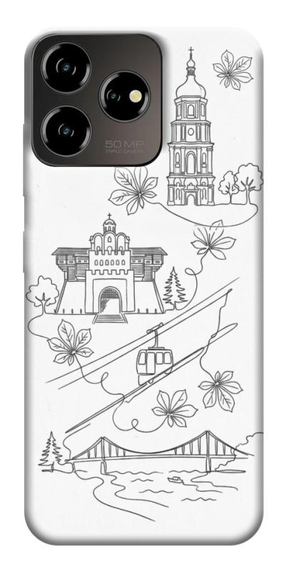 Чехол itsPrint Kyiv spirit для ZTE Blade V50 Desing 4G, love ukraine, купить оптом с доставкой