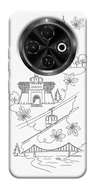 Чохол itsPrint Kyiv spirit для TECNO Spark 30C, love ukraine, купити оптом з доставкою