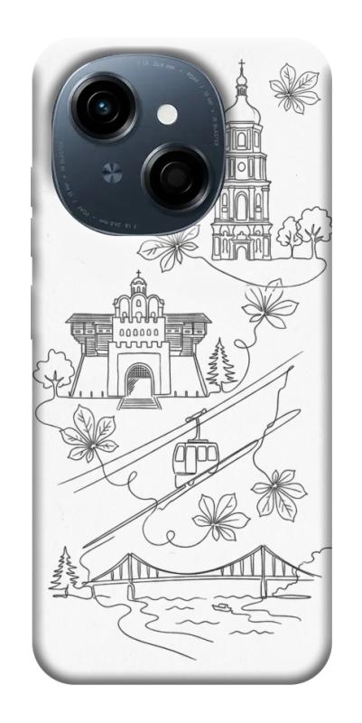 Чохол itsPrint Kyiv spirit для TECNO Spark Go 1, love ukraine, купити оптом з доставкою