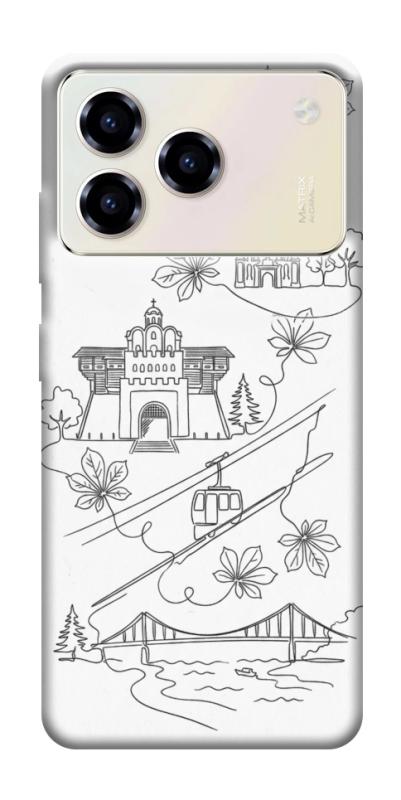 Чохол itsPrint Kyiv spirit для ZTE Blade A76, love ukraine, купити оптом з доставкою