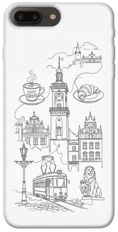 Чохол itsPrint Lviv spirit для Apple iPhone 7 plus / 8 plus (5.5"), love ukraine, купити оптом з доставкою