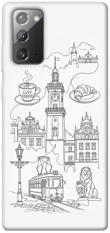 Чохол itsPrint Lviv spirit для Samsung Galaxy Note 20, love ukraine, купити оптом з доставкою