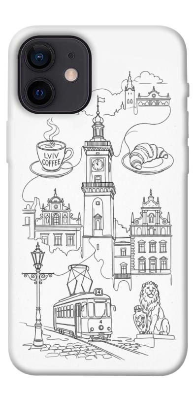 Чехол itsPrint Lviv spirit для Apple iPhone 12 mini (5.4"), love ukraine, купить оптом с доставкой