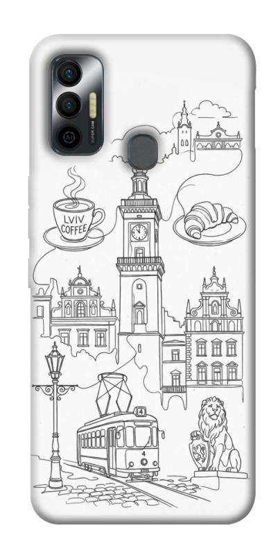 Чохол itsPrint Lviv spirit для TECNO Spark 7, love ukraine, купити оптом з доставкою