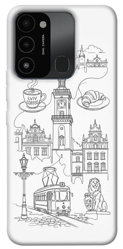 Чехол itsPrint Lviv spirit для TECNO Spark 8C, love ukraine, купить оптом с доставкой