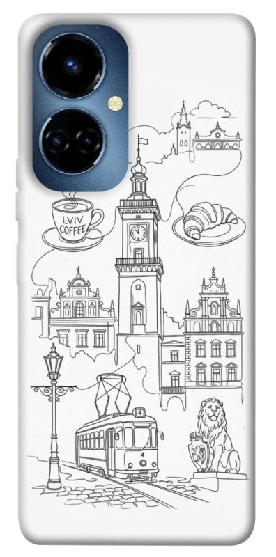 Чохол itsPrint Lviv spirit для TECNO Camon 19 (CI6n) / 19 Pro (CI8n), love ukraine, купити оптом з доставкою
