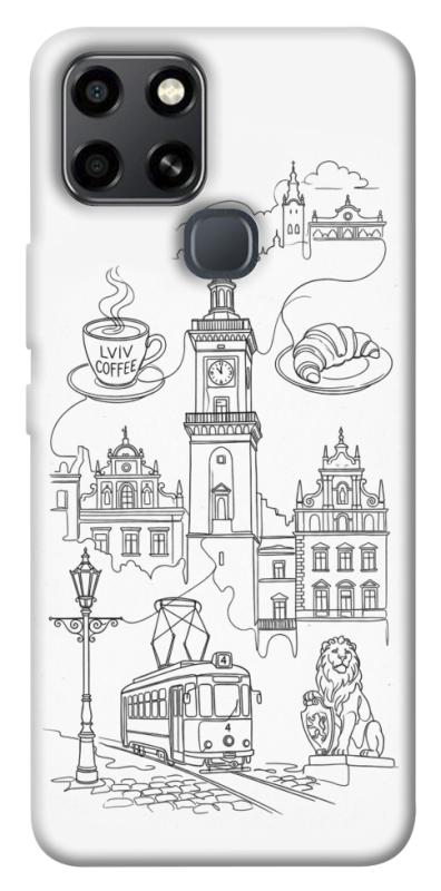 Чехол itsPrint Lviv spirit для Infinix Smart 6, love ukraine, купить оптом с доставкой