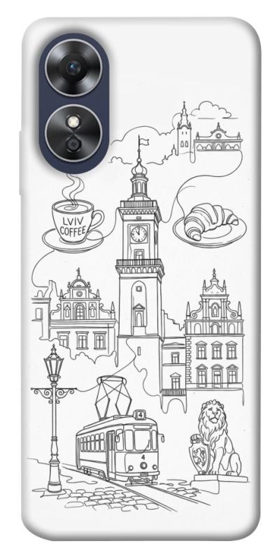 Чехол itsPrint Lviv spirit для Oppo A17, love ukraine, купить оптом с доставкой