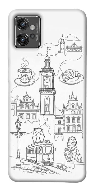 Чехол itsPrint Lviv spirit для Motorola Moto G32, love ukraine, купить оптом с доставкой