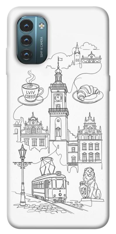 Чехол itsPrint Lviv spirit для Nokia G21, love ukraine, купить оптом с доставкой