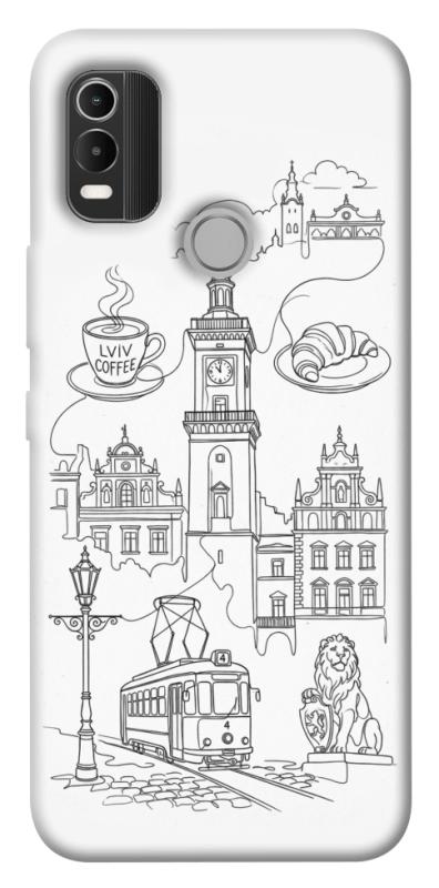 Чехол itsPrint Lviv spirit для Nokia C21 Plus, love ukraine, купить оптом с доставкой