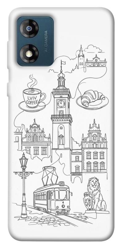 Чехол itsPrint Lviv spirit для Motorola Moto E13, love ukraine, купить оптом с доставкой