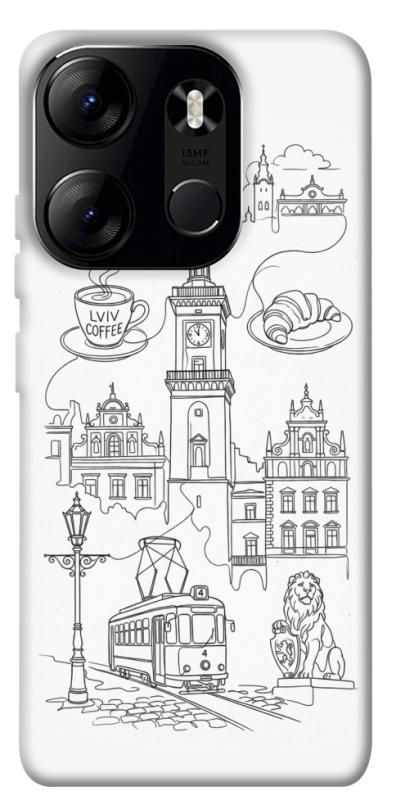 Чехол itsPrint Lviv spirit для Tecno Spark Go 2023, love ukraine, купить оптом с доставкой