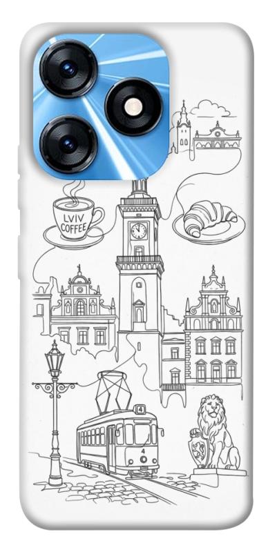 Чохол itsPrint Lviv spirit для TECNO Spark 10 Pro, love ukraine, купити оптом з доставкою