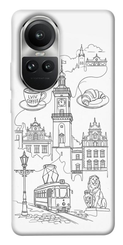 Чохол itsPrint Lviv spirit для Oppo Reno 10, love ukraine, купити оптом з доставкою