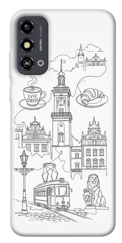 Чохол itsPrint Lviv spirit для ZTE Blade A53, love ukraine, купити оптом з доставкою