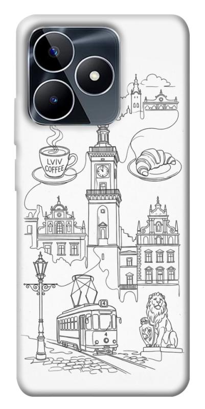 Чохол itsPrint Lviv spirit для Realme C53, love ukraine, купити оптом з доставкою