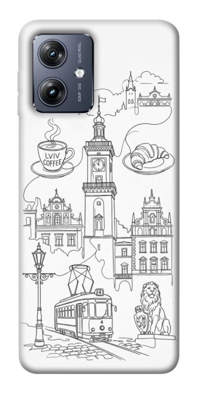 Чохол itsPrint Lviv spirit для Motorola Moto G54, love ukraine, купити оптом з доставкою