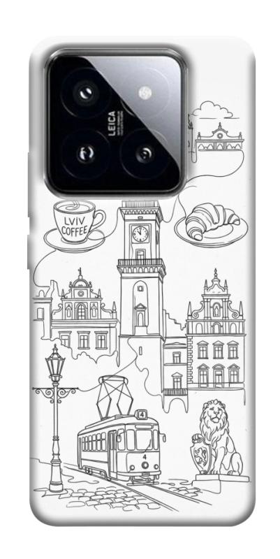 Чохол itsPrint Lviv spirit для Xiaomi 14 Pro, love ukraine, купити оптом з доставкою