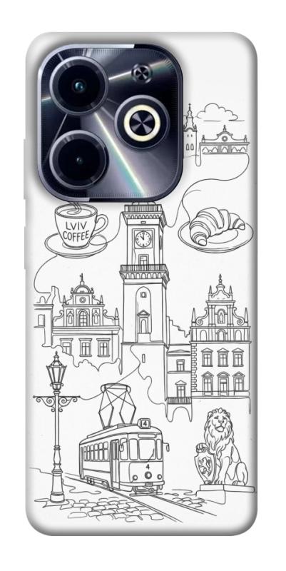 Чехол itsPrint Lviv spirit для Infinix Hot 40i, love ukraine, купить оптом с доставкой
