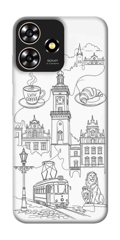 Чохол itsPrint Lviv spirit для ZTE Blade A73 4G, love ukraine, купити оптом з доставкою