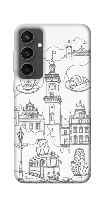 Чохол itsPrint Lviv spirit для Samsung Galaxy S24 FE, love ukraine, купити оптом з доставкою