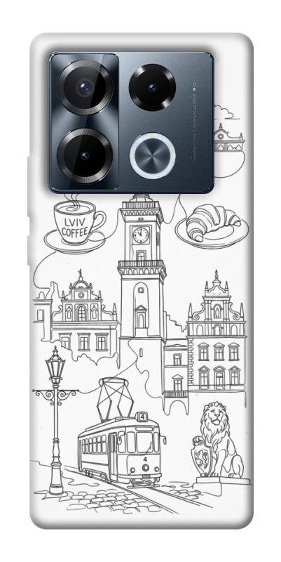 Чехол itsPrint Lviv spirit для Infinix Note 40 Pro 4G, love ukraine, купить оптом с доставкой