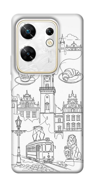 Чехол itsPrint Lviv spirit для Infinix Zero 30 4G, love ukraine, купить оптом с доставкой