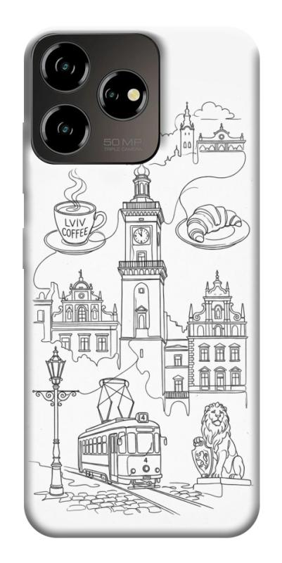 Чехол itsPrint Lviv spirit для ZTE Blade V50 Desing 4G, love ukraine, купить оптом с доставкой