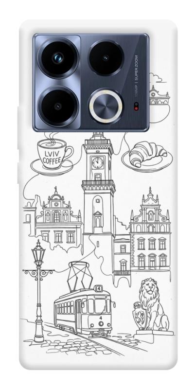 Чохол itsPrint Lviv spirit для Infinix Note 40 4G, love ukraine, купити оптом з доставкою