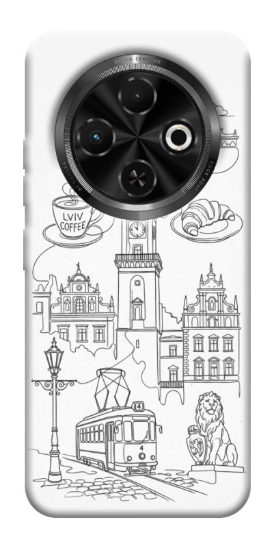 Чехол itsPrint Lviv spirit для TECNO Spark 30C, love ukraine, купить оптом с доставкой