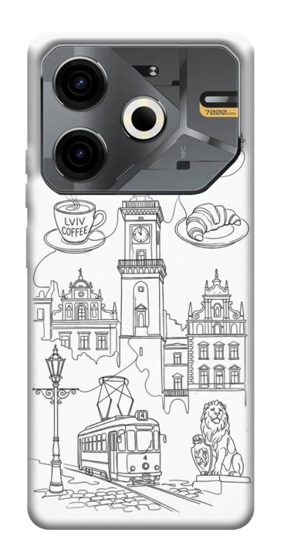Чехол itsPrint Lviv spirit для TECNO Pova 6 Neo (LI6), love ukraine, купить оптом с доставкой