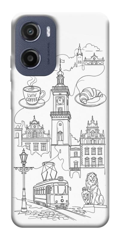 Чохол itsPrint Lviv spirit для Motorola Moto G05, love ukraine, купити оптом з доставкою