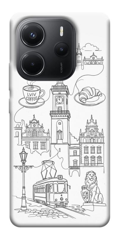 Чохол itsPrint Lviv spirit для Xiaomi Redmi Note 14 4G (Europe version), love ukraine, купити оптом з доставкою