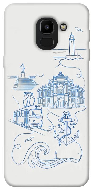 Чехол itsPrint Southern pearl для Samsung J600F Galaxy J6 (2018), love ukraine, купить оптом с доставкой