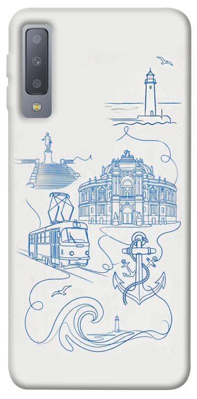 Чехол itsPrint Southern pearl для Samsung A750 Galaxy A7 (2018), love ukraine, купить оптом с доставкой