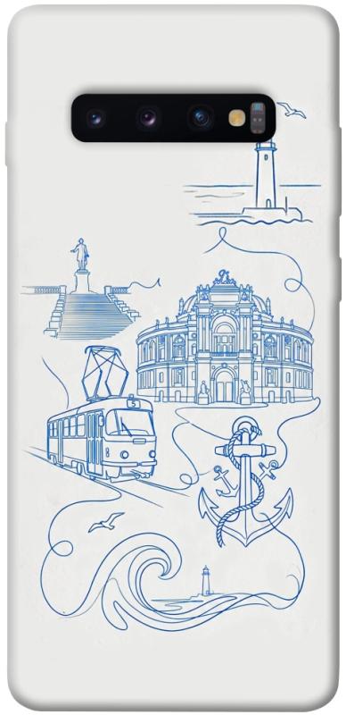 Чехол itsPrint Southern pearl для Samsung Galaxy S10+, love ukraine, купить оптом с доставкой