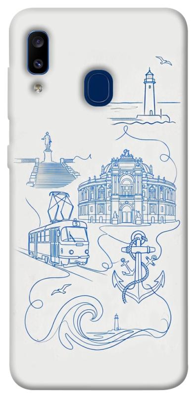 Чохол itsPrint Southern pearl для Samsung Galaxy A20 / A30, love ukraine, купити оптом з доставкою