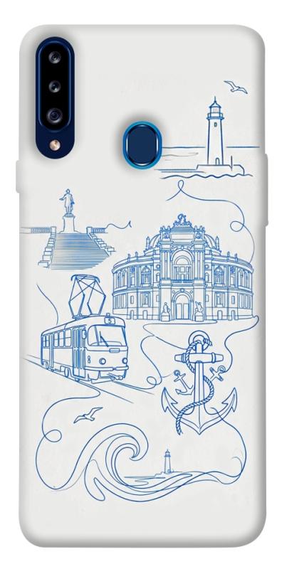 Чехол itsPrint Southern pearl для Samsung Galaxy A20s, love ukraine, купить оптом с доставкой
