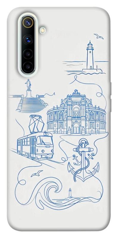 Чехол itsPrint Southern pearl для Realme 6, love ukraine, купить оптом с доставкой